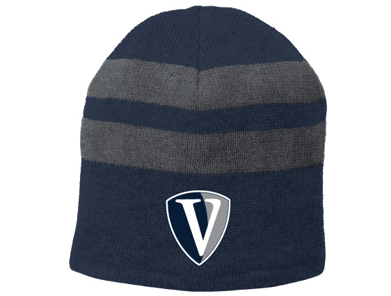 Vanguard Aquatics Fleece-Lined Striped Beanie Cap